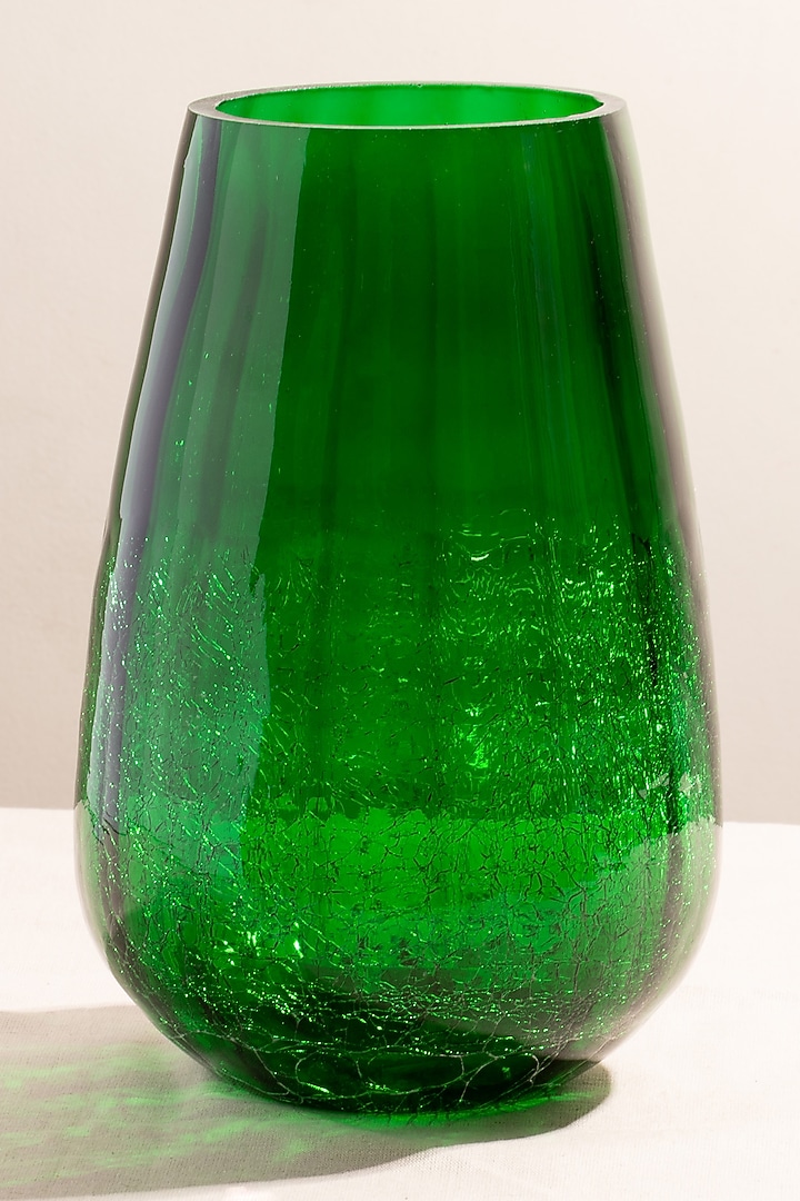Green Celestial Glass Vase by The 7 Dekor at Pernia's Pop Up Shop