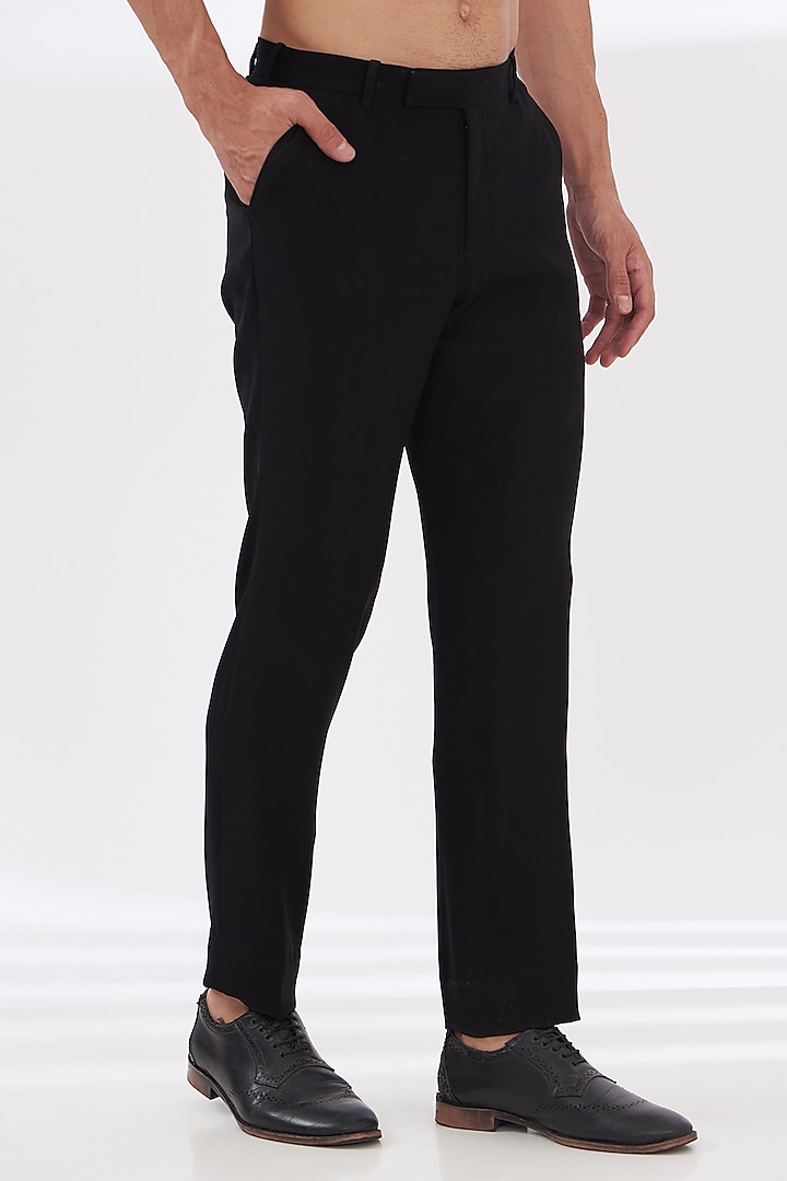 Wine Silk Velvet Tuxedo Set by Dev Kumar at Pernia's Pop Up Shop