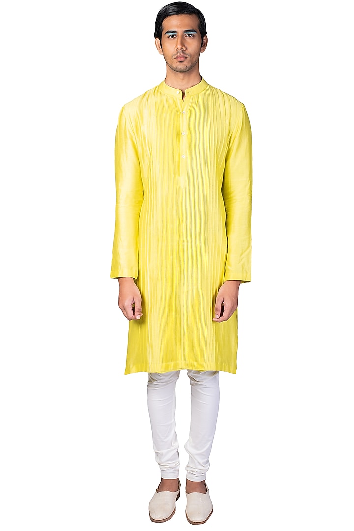 Off White Hand Painted Groom Sherwani Set by Dev R Nil Men at Pernia's Pop Up Shop