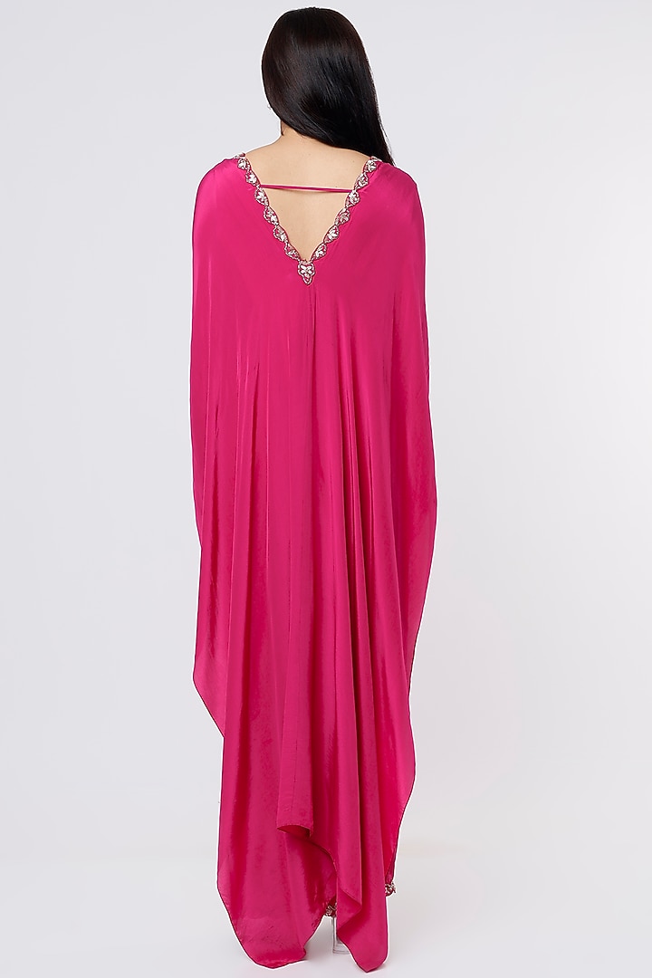 Pink Embroidered Tunic Set by Dev R Nil at Pernia's Pop Up Shop