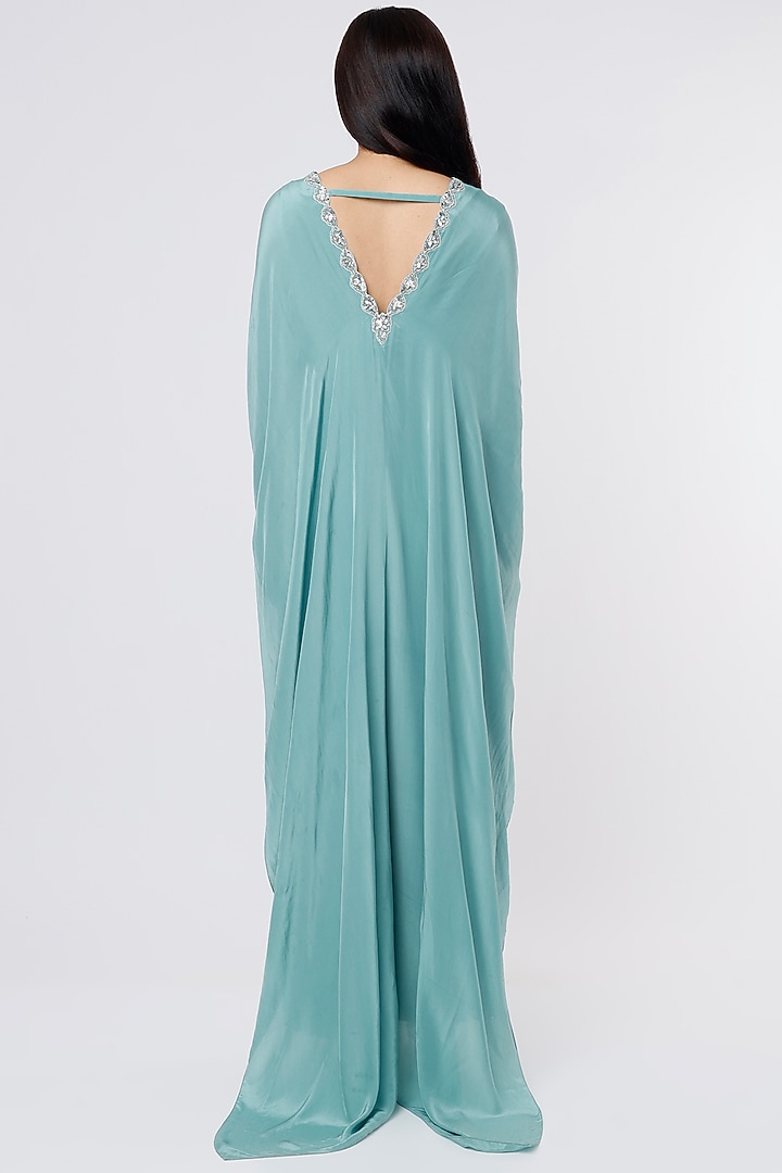 Jade Crepe Tunic Set by Dev R Nil at Pernia's Pop Up Shop