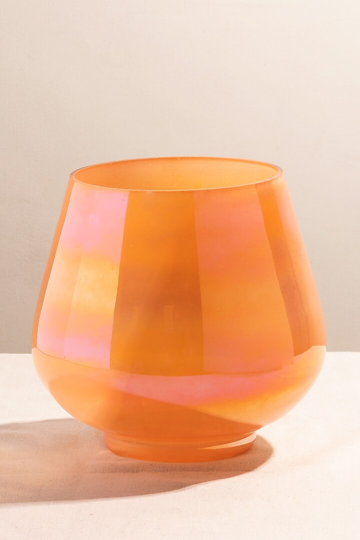 Peach Barle Glass Vase by The 7 Dekor at Pernia's Pop Up Shop