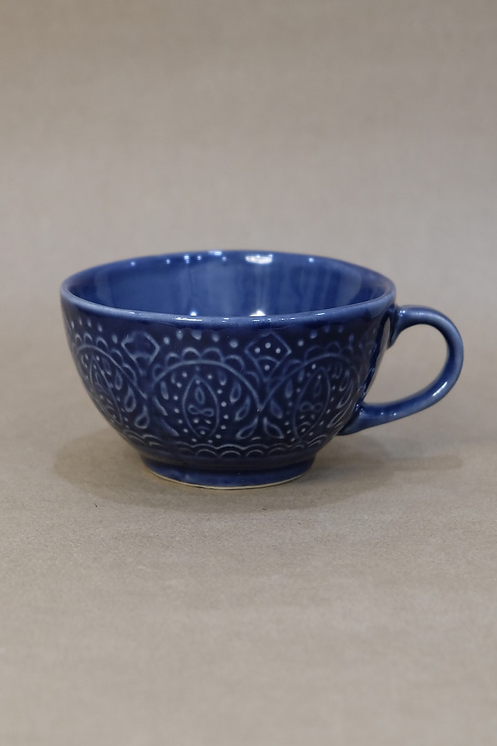Blue Ceramic Bowls (Set Of 2) by Design Gaatha at Pernia's Pop Up Shop