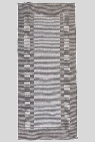 Cream & Beige Rug Yoga Mat With Bag by Design Gaatha