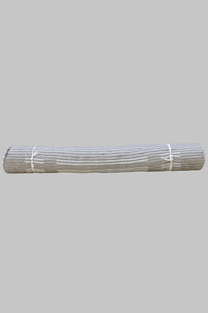 Cream & Beige Rug Yoga Mat With Bag by Design Gaatha at Pernia's Pop Up Shop