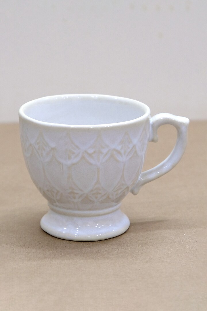 White Ceramic Cup Set by Design Gaatha at Pernia's Pop Up Shop