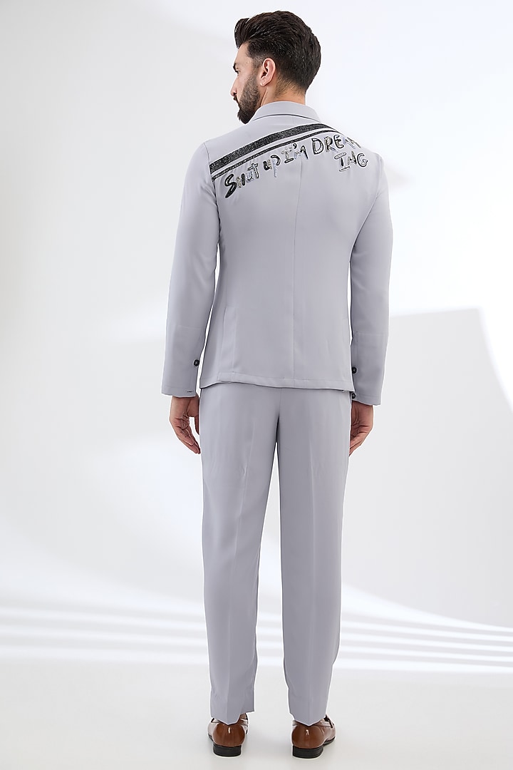 Lilac Tencel Fabric Cutdana Embroidery Co-Ord Set by Dhananjay at Pernia's Pop Up Shop