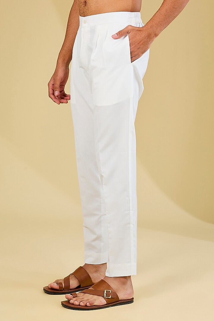 Jade Mist Silk Zari Embroidered Kurta Set by Dhruv Vaish at Pernia's Pop Up Shop
