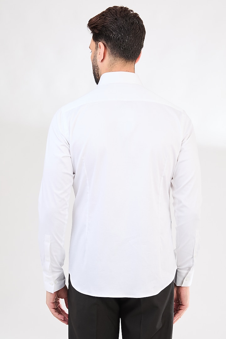 White Cotton Shirt by Dhruv Vaish at Pernia's Pop Up Shop