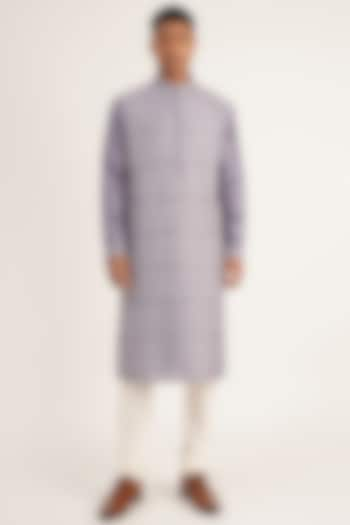 Iris Embroidered Kurta Set by Dhruv Vaish