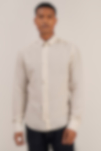 Vanilla Cotton Shirt by Dhruv Vaish