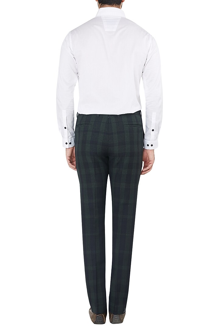Black and green checked trousers available only at Pernia's Pop Up Shop.