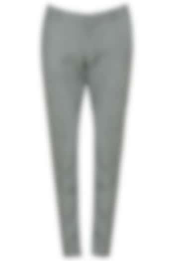 Green merino wool trousers available only at Pernia's Pop Up Shop.