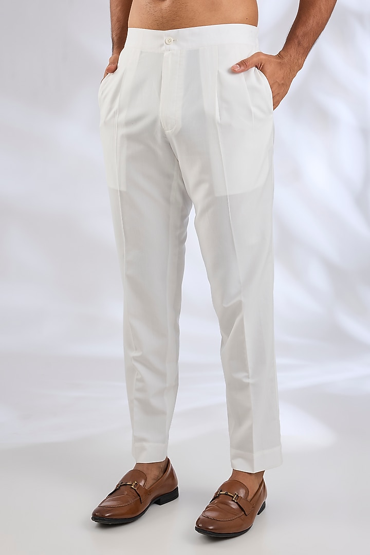 Navy Silk Hand Embroidered Groom Sherwani Set by Dhruv Vaish at Pernia's Pop Up Shop