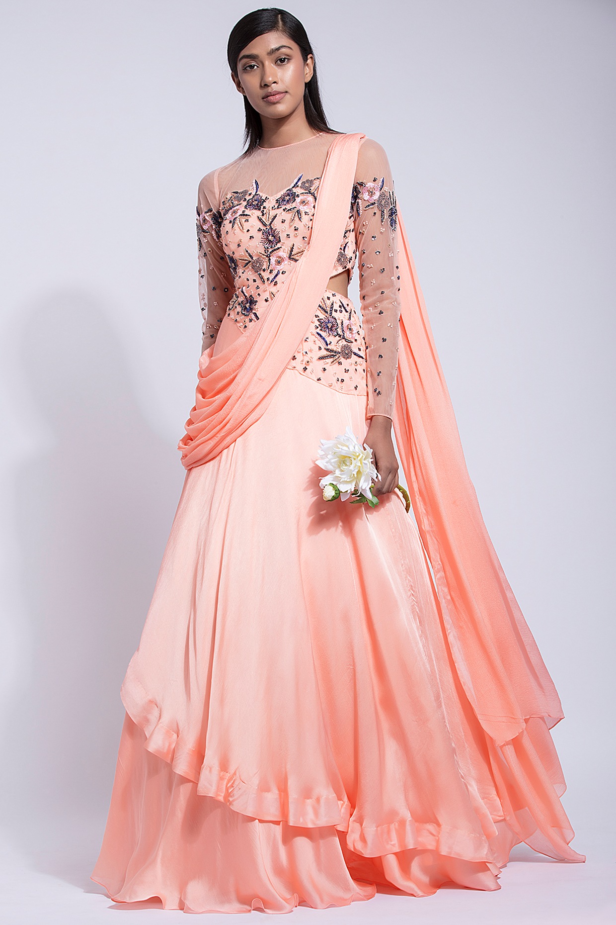 Shop for Designer Gown Sarees at Pernias Pop Up Shop 2023