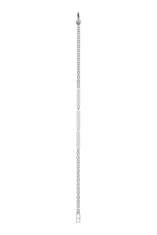 White Gold & Lab Grown Diamond Belt Bracelet by Diai Designs