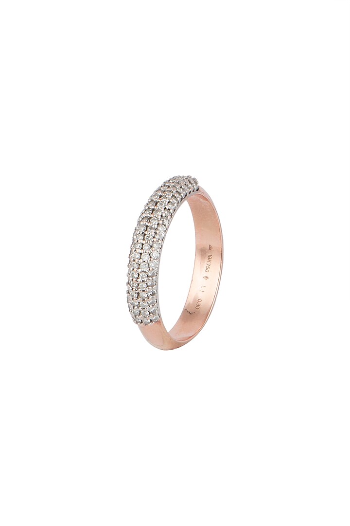 Rose Gold & Lab Grown Diamond Ring by Diai Designs at Pernia's Pop Up Shop