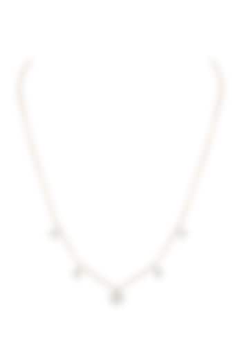 Rose Gold & Lab Grown Diamond Chain Necklace by Diai Designs