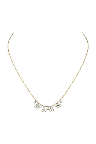 Gold & Lab Grown Diamond Choker Necklace by Diai Designs