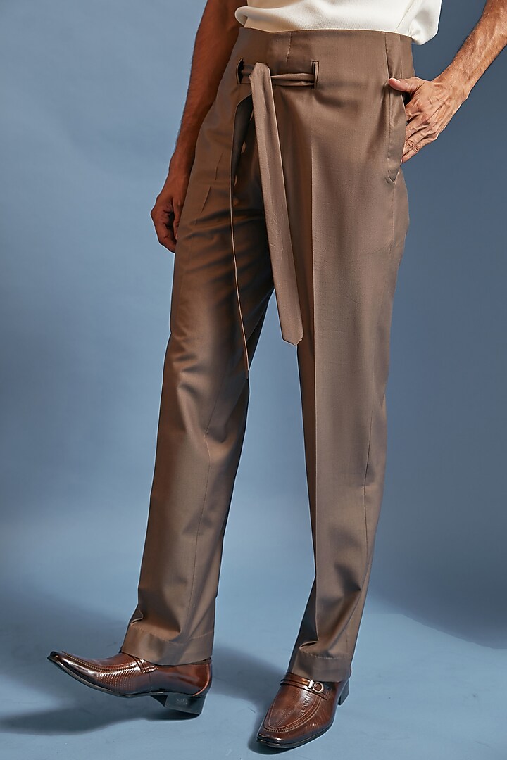 Pewter Green Trousers by DIERMEISS BY THE DRAGON LADY at Pernia's Pop Up Shop