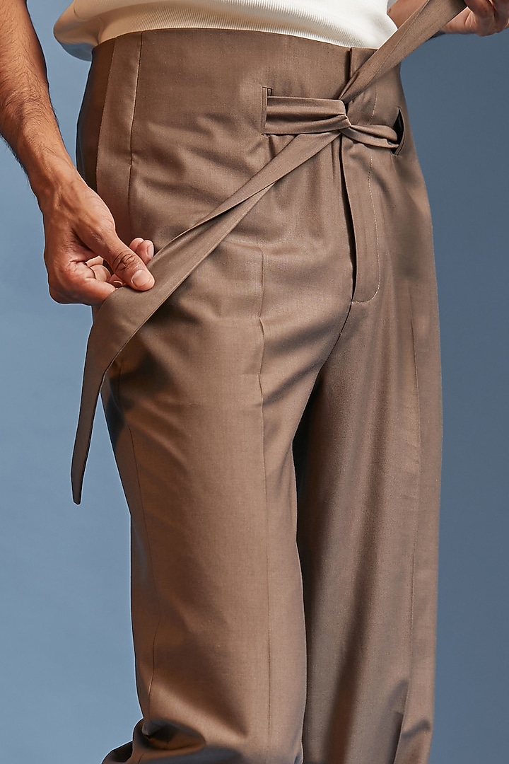 Pewter Green Trousers by DIERMEISS BY THE DRAGON LADY at Pernia's Pop Up Shop