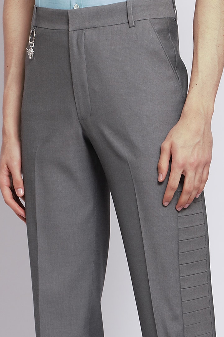 Grey Murk Trousers by DIERMEISS BY THE DRAGON LADY at Pernia's Pop Up Shop
