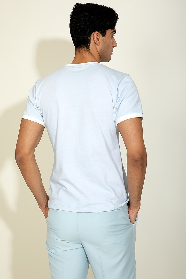 Mint Cotton T-Shirt by DIERMEISS BY THE DRAGON LADY at Pernia's Pop Up Shop