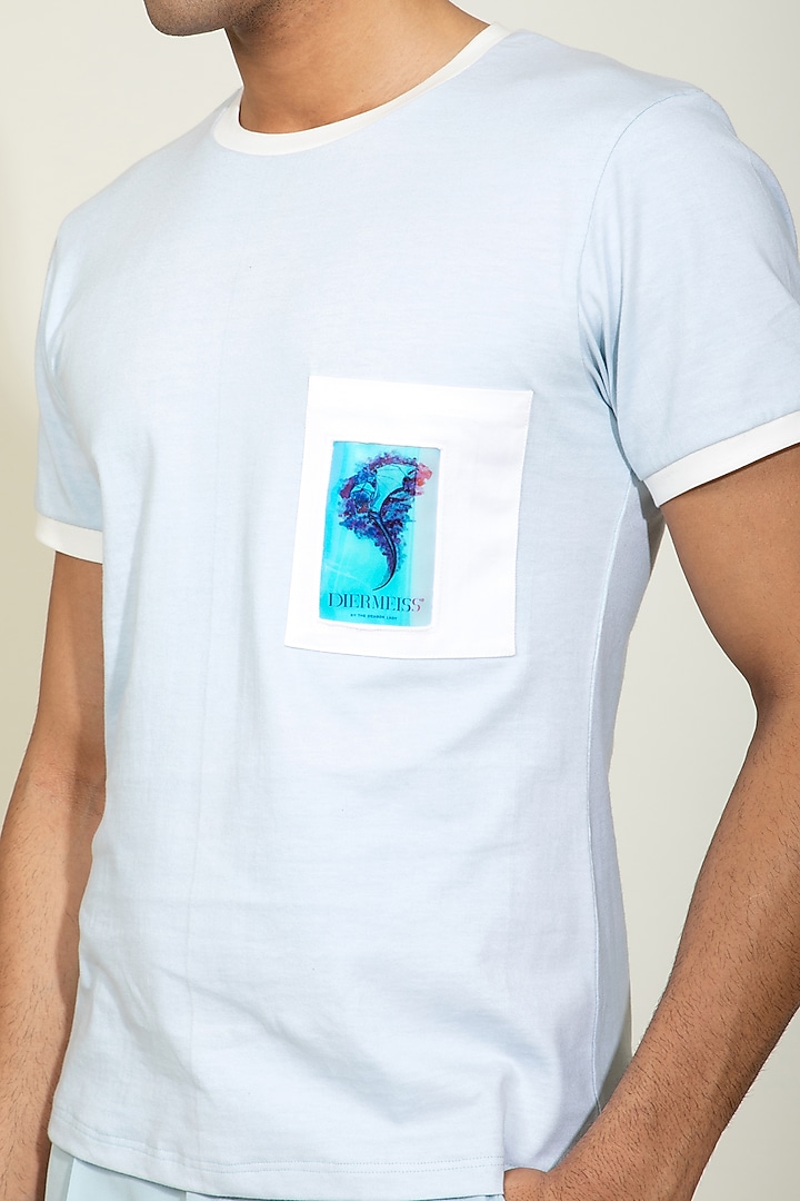 Mint Cotton T-Shirt by DIERMEISS BY THE DRAGON LADY at Pernia's Pop Up Shop