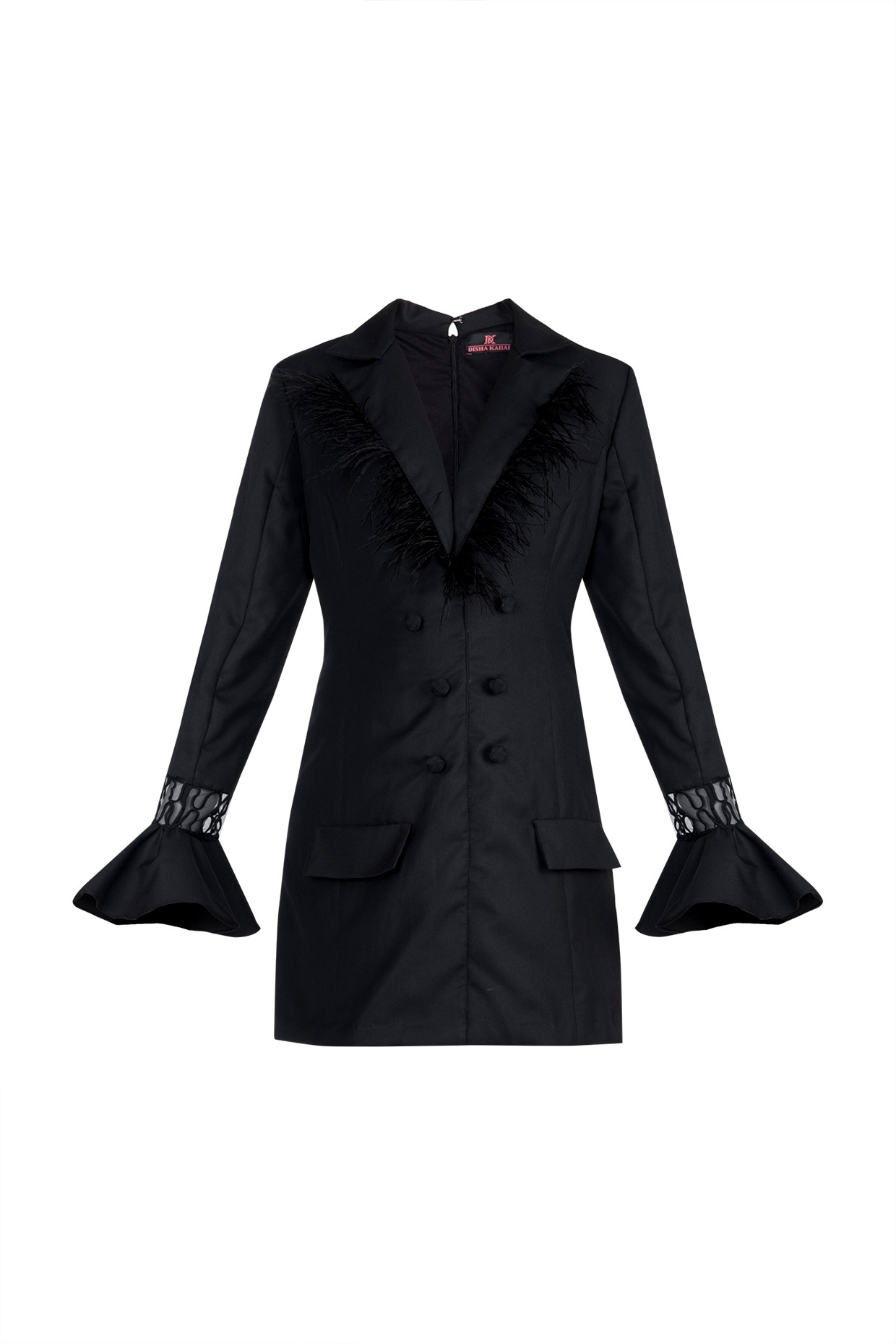 Frill hotsell blazer dress