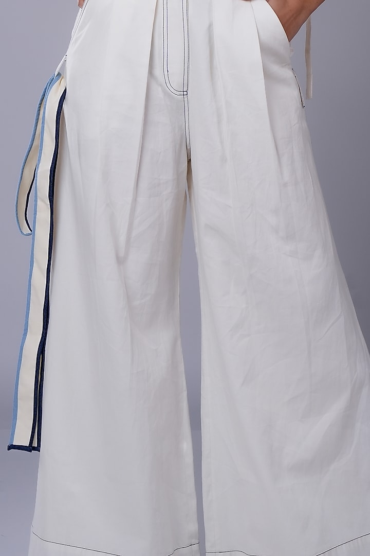 White Denim Co-Ord Set by Diksha Khanna at Pernia's Pop Up Shop