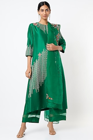 Fanaa Hand Embroidered Kurta Set by Divyam Mehta