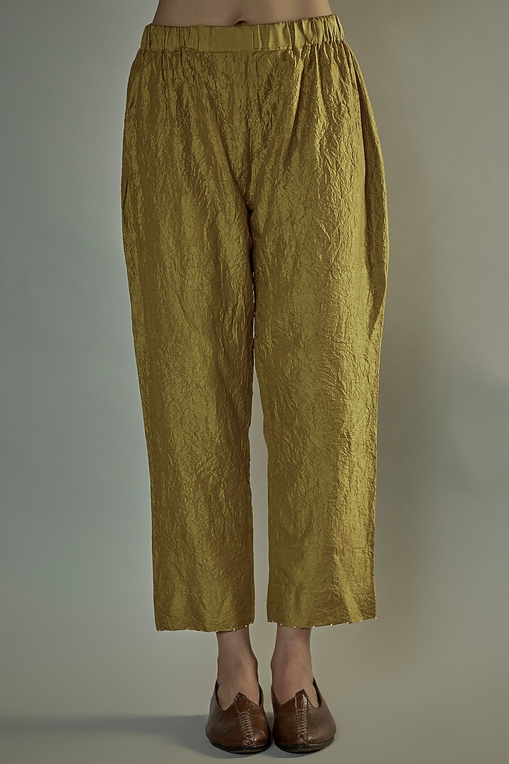 Lebu Mulberry Silk Embroidered Co-Ord Set by Divyam Mehta at Pernia's Pop Up Shop