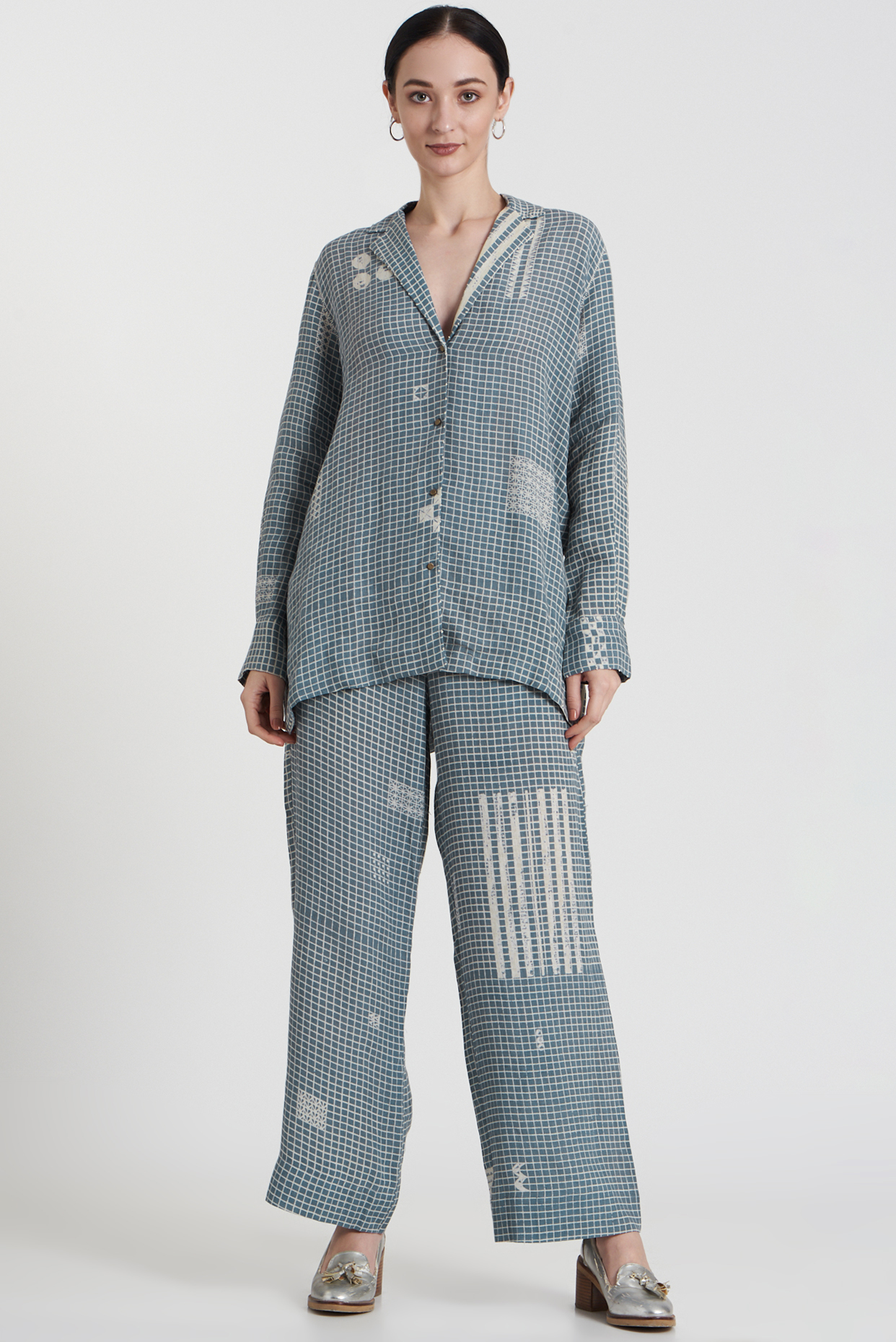 Neel Printed Co-Ord Set by Divyam Mehta at Pernia's Pop Up Shop