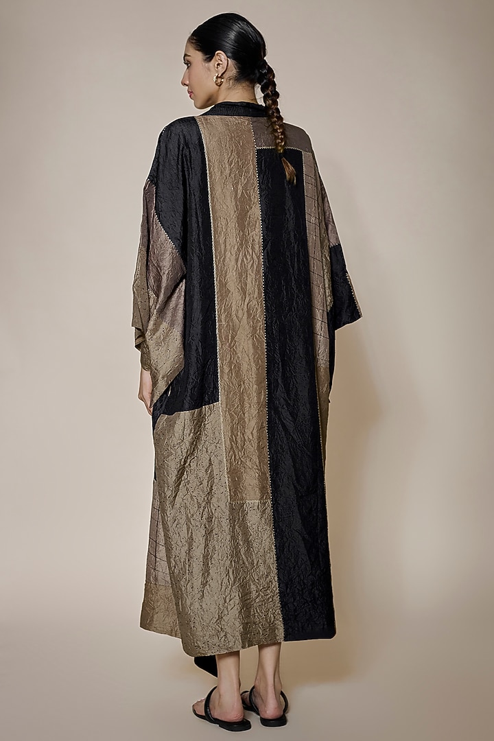 Toosh Mulberry Silk Jacket Cocktail Dress by Divyam Mehta at Pernia's Pop Up Shop