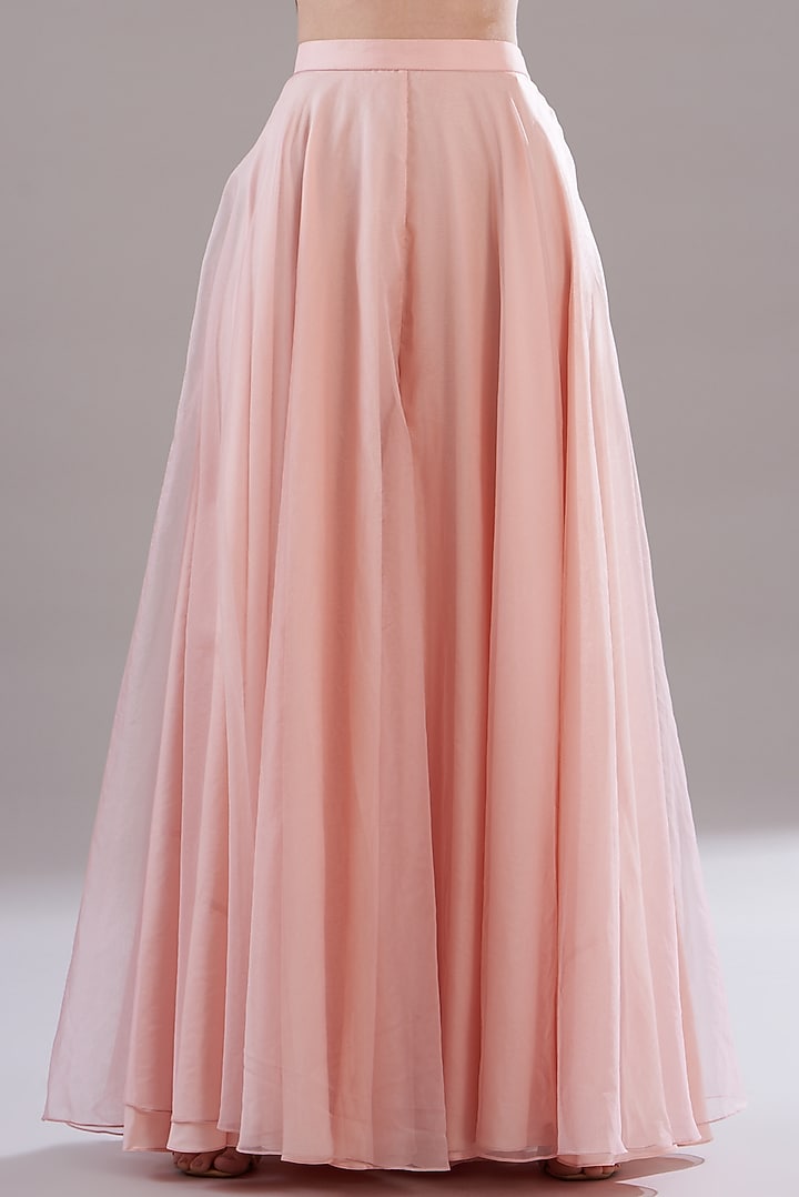 Pink Organza Pant Set by Disha Patil at Pernia's Pop Up Shop