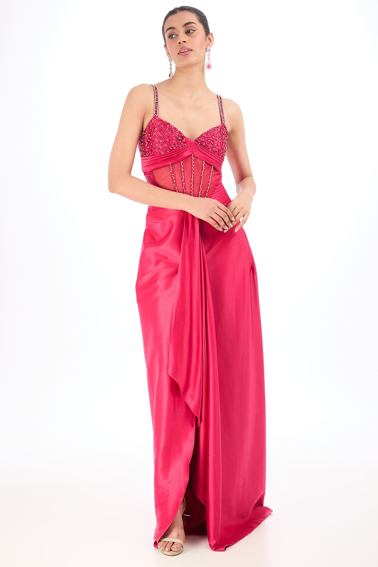 chinese dress ladies Divya Dress (Made To Order) – The Rail Clothing Nigeria
