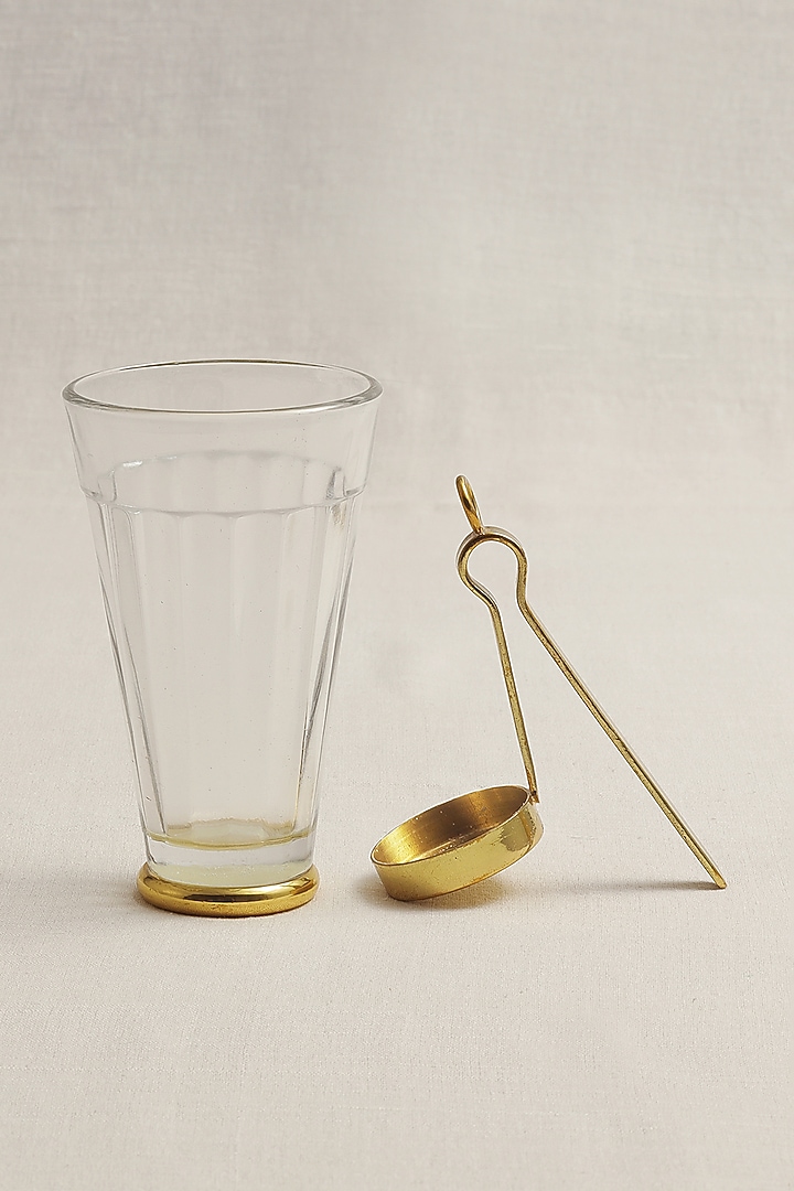 Glass Tealight Candle Holders (Set of 4) by Ikkis at Pernia's Pop Up Shop