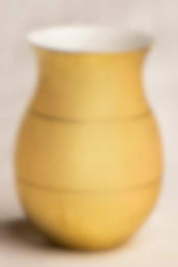 White Enameled Lota Tiffin by Ikkis at Pernia's Pop Up Shop