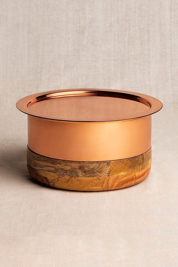 Copper & Wooden Patila Serveware by Ikkis