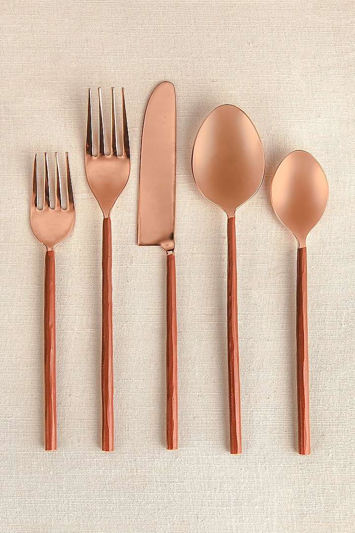 Kata Chamach Cutlery Set (Set of 5) by Ikkis