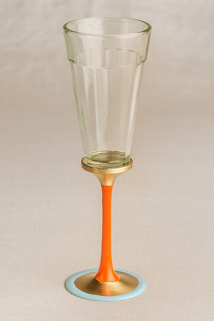 Narangi Chai Stem Glass (Set of 2) by Ikkis