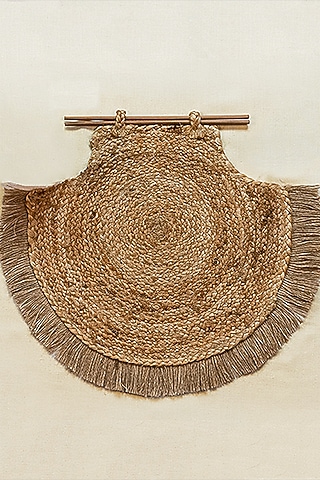 Brown Jute Placemat by Ikkis