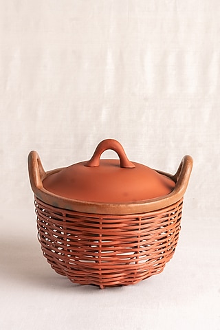 Brown Longpi & Metal Bowls Set by Ikkis