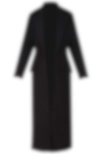 Black bonded floor coat available only at Pernia's Pop Up Shop.