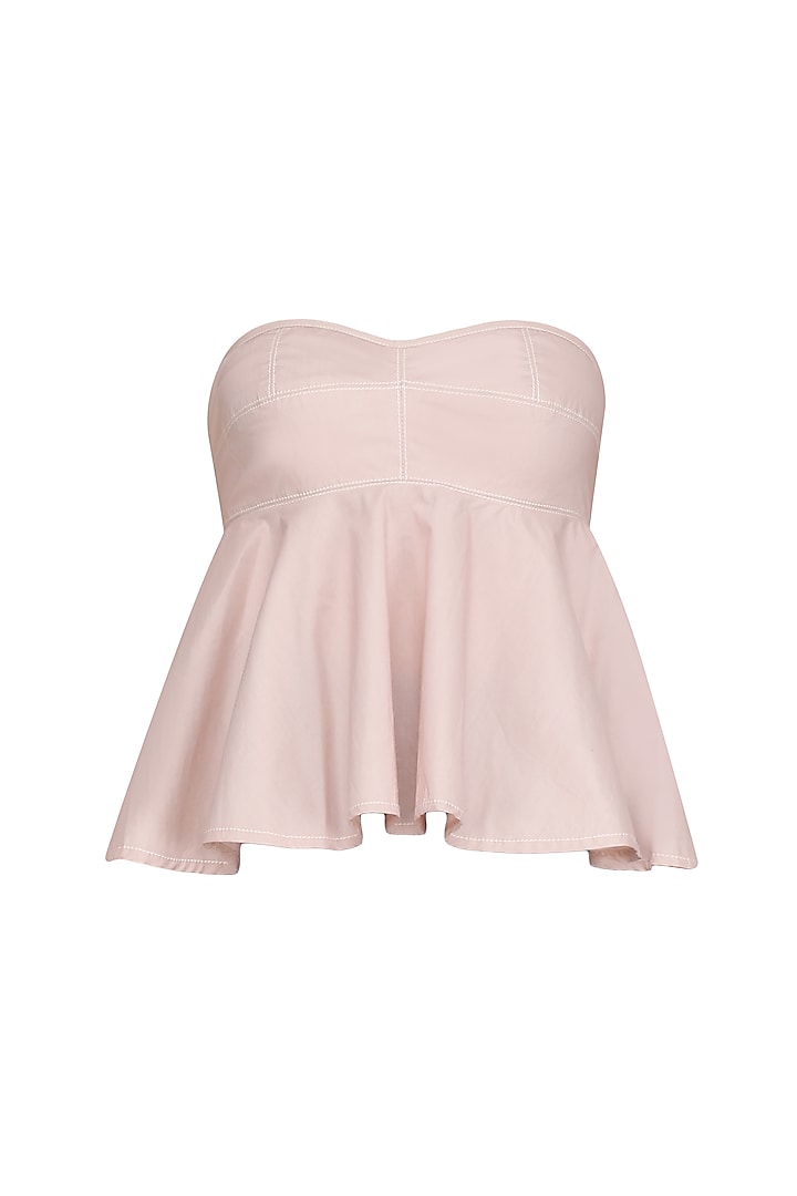 Blush pink strapless bralet/ top available only at Pernia's Pop Up Shop ...
