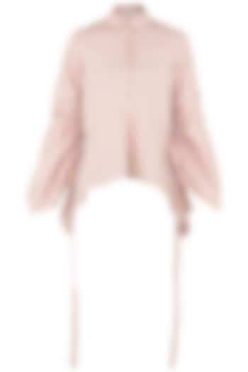 Blush pink asymmetrical shirt available only at Pernia's Pop Up Shop.