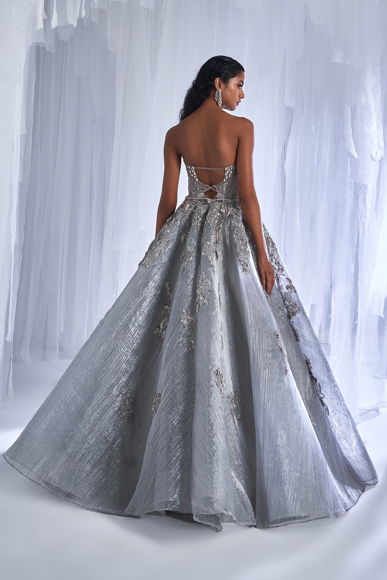 Silver Glaze by Chotronette - Unique Dress Design - Made to Measure