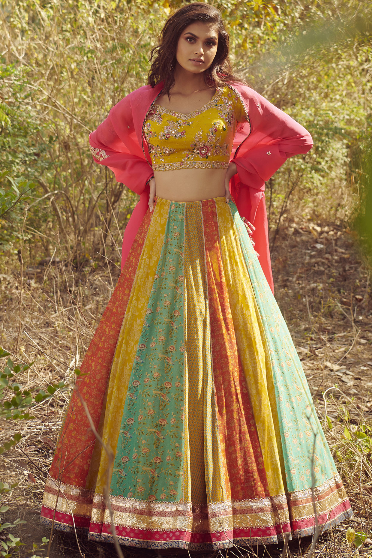 Party Wear Lowest Rate Online Designer Multi Color Lehenga For Women –  TheDesignerSaree