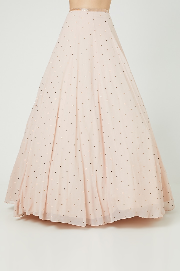 Ivory Chiffon Wedding Gown by Dolly J at Pernia's Pop Up Shop