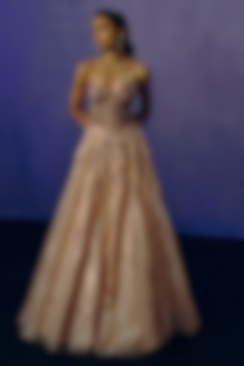 Primrose Organza Embroidered Ball Engagement Gown by Dolly J at Pernia's Pop Up Shop